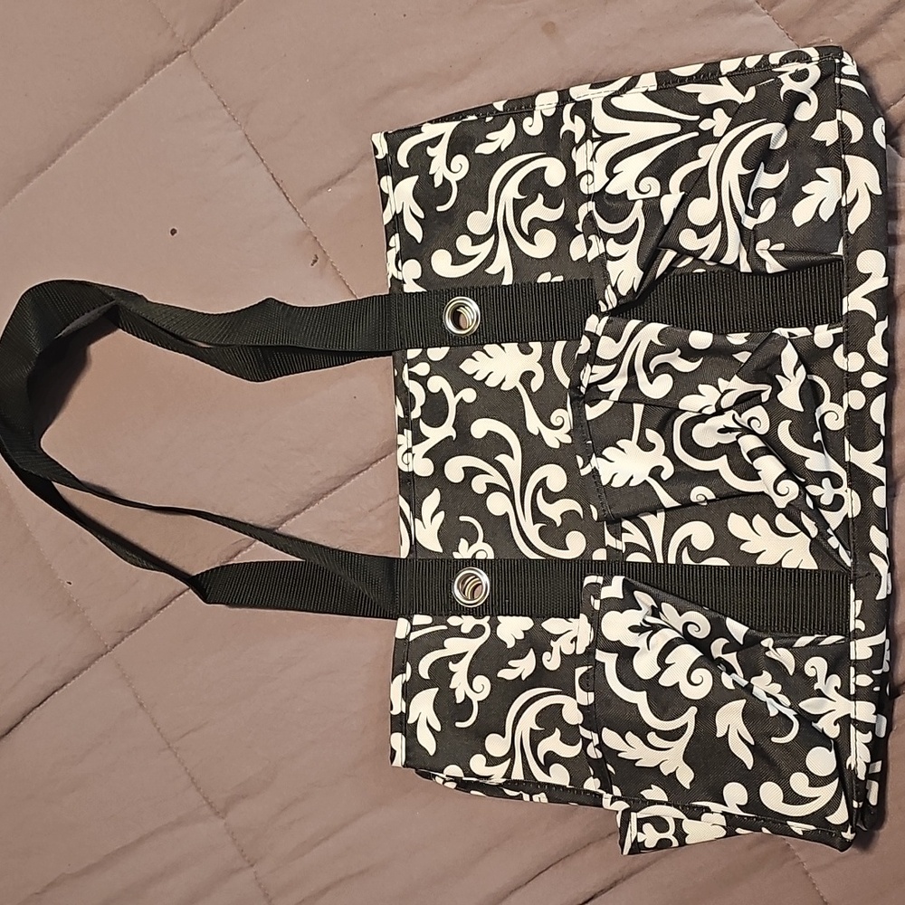 Thirty-one Black Parisian Pop Organizing Utility Tote